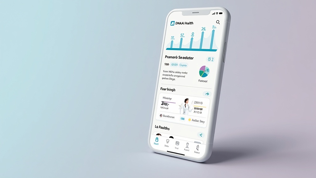 EPLIMO DNA test kit packaging and app content